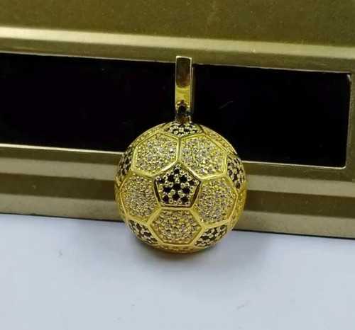 Soccer football pendant 925 - football,