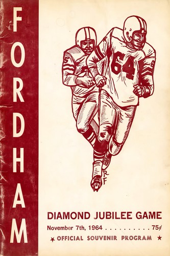 1964 fordham football diamond - 1964,