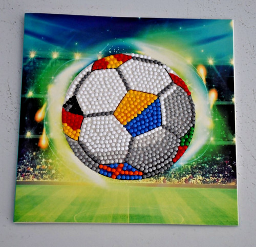 Diamond art football - , card