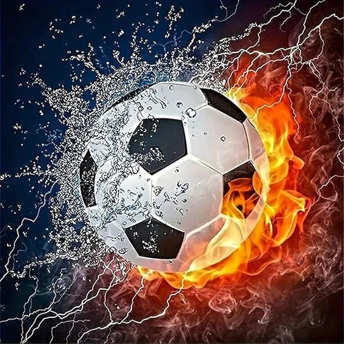 Diy football diamond - diy, painting