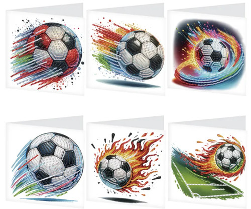 6pcs diy football soccer flame - 6pcs,