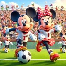 Mickey And Minnie Mouse