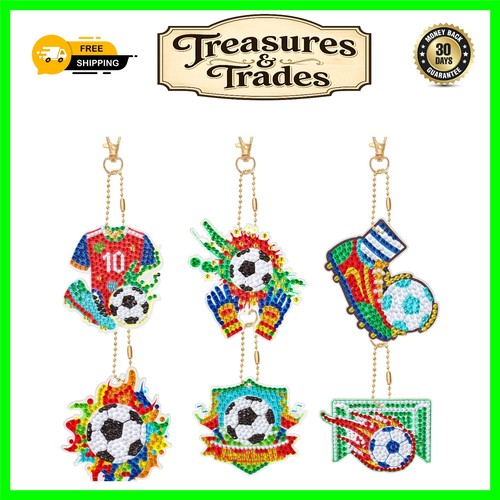 Rhinestone mosaic football - rhinestone,