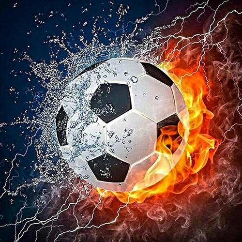 Diamond painting football - 5d,